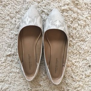 Christian Siriano for Payless snakeskin flats